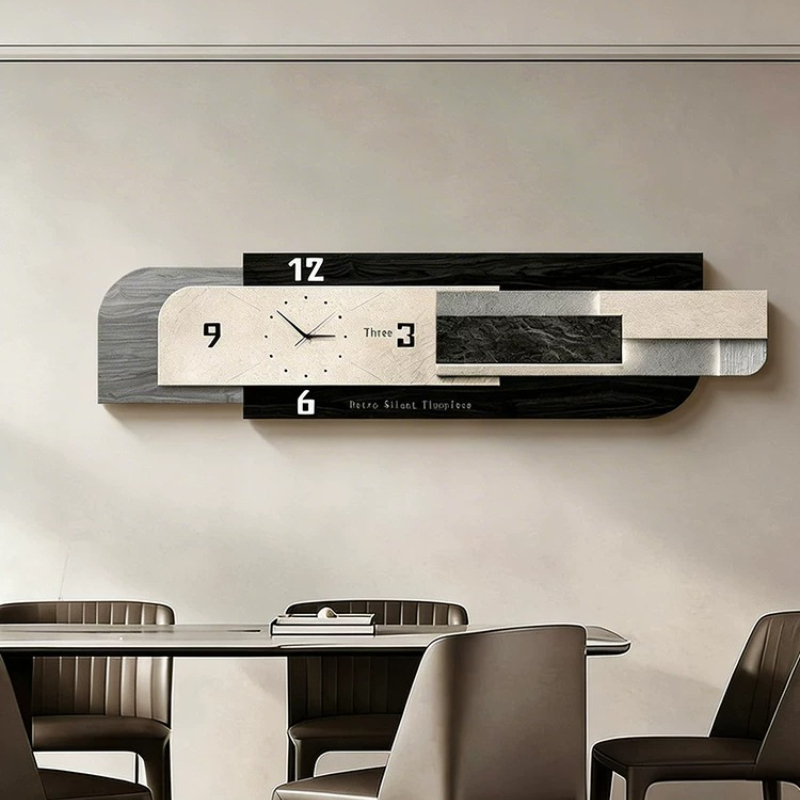 Luxury Lifestyle Aesthetics - Woonkamer Luxe wandhorloge Moderne esthetische Chinese