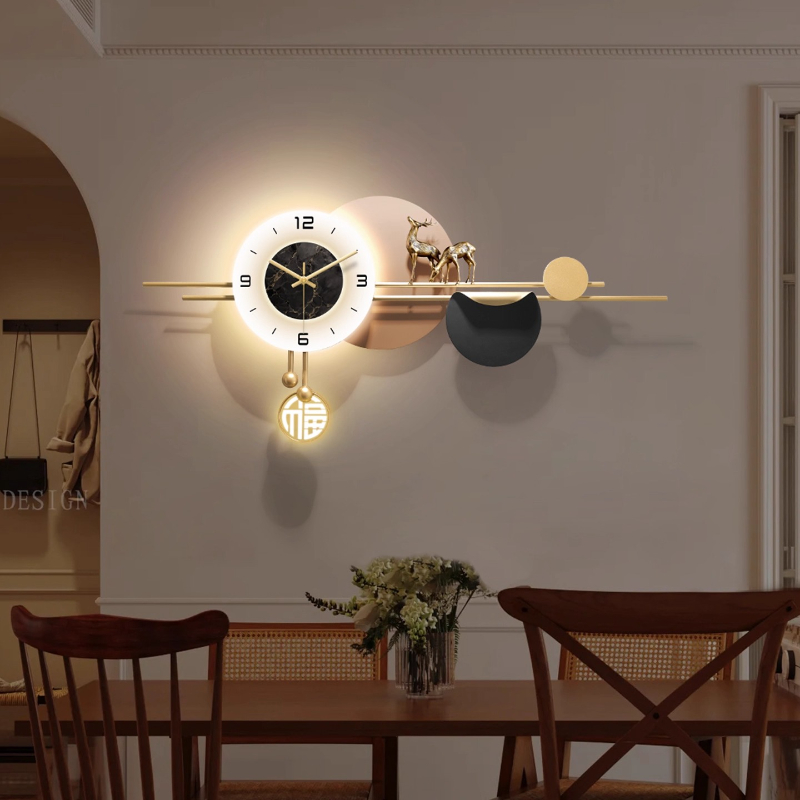 Luxury Lifestyle Aesthetics - Licht Luxe Interieur Wandklokken Led Luxe