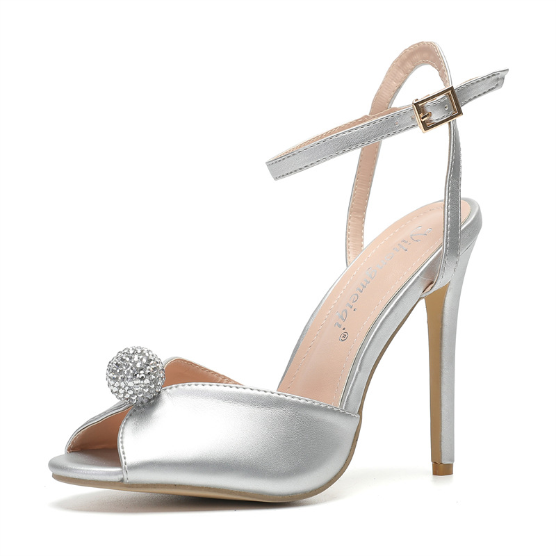 Nieuwe Luxe Parel Strass Peept - Luxury Lifestyle Shoes recensie en prijs