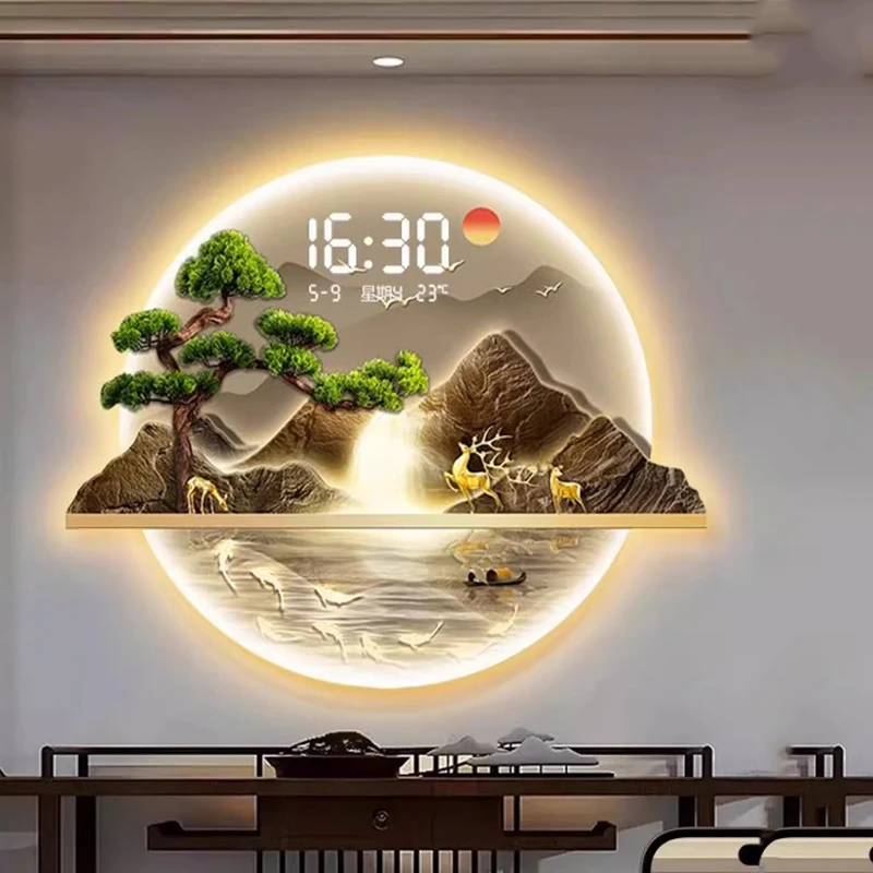 Chinese stijl design wandklokk - Luxury Lifestyle Aesthetics recensie en prijs
