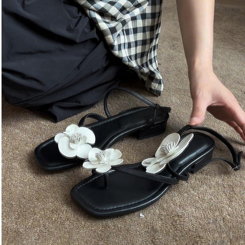 Wonen Bloem Clip Toe Hoge Sand - Luxury Lifestyle Shoes recensie en prijs